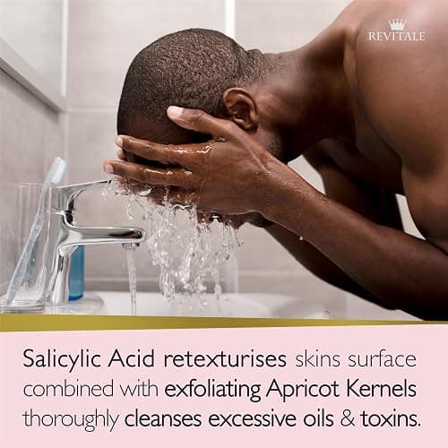 Revitale Advanced Sapone Esfoliante con Acido Salicilico BHA – Barra Esfoliante per Viso e Corpo, Detergente Profondo dei Pori, Anti-Imperfezioni, Ammorbidente per la Pelle thumbnail 3