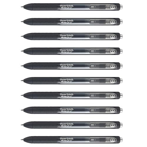Paper Mate InkJoy Black Gel Pens Medium Point (0.7 mm) Comfort Grip 10 Count Fast Dry Ink Ideal for Smooth Writing thumbnail 6