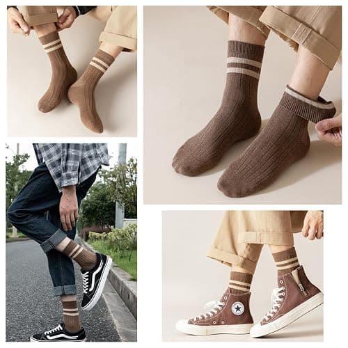 Mens Athletic Cotton Socks Five Pack Ankle Sock thumbnail 2