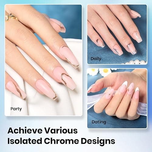 Beetles Chrome-Proof Matte Top Coat, HEMA-Free No-Wipe UV Gel | Top Coat for Chrome Nail Powder, Powder-Resist Matte Finish for Isolated & Detail Nail Art thumbnail 7