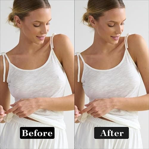 QUXIANG 4 Pairs Pasties Women Nipple Covers Reusable Adhesive Silicone Nippleless Covers Bra for Dress - 01 Flesh thumbnail 2