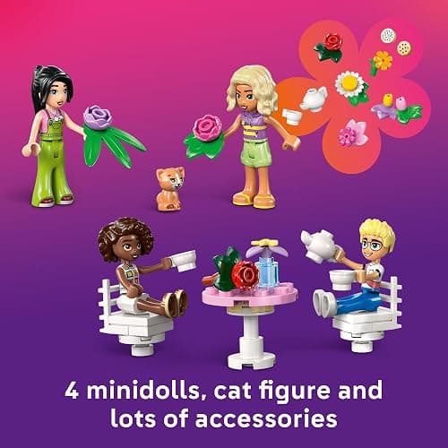 LEGO Friends Plant Café & Flower Shop Pretend Play Building Toy - Playset with 4 Minidolls and Cat Toy for Creative Storytelling - Birthday Gift Idea for Girls and Boys, Ages 9 and Up - 42671 thumbnail 5