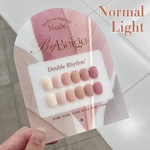 Double Rhythm 6 Pcs 15 ML Gel Polish Set Same Color Same Bottle Soak Off Gel Polish Kit Nail Art Manicure Salon DIY at Home for Women (Light Beige Nude Pink Neutral Rose-T6-4) thumbnail 9
