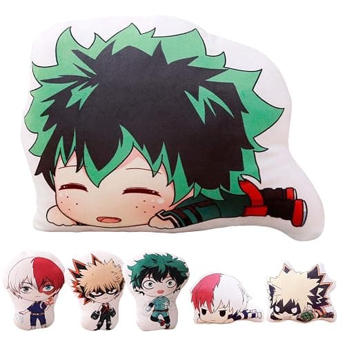 QAHEART Ainme Plush Doll Pillow Cartoon Izuku Todoroki Pillow Doll Toy Decoration, Super Soft Stuffed Cushion Pillows Toy Brithday New Year Gift - Image 1
