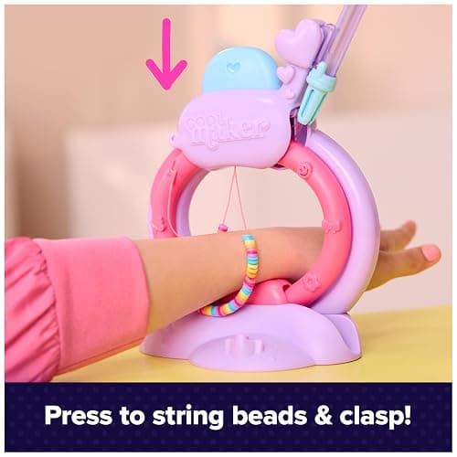 Cool MAKER, Stack’d Heishi Studio Bracelet Making Kit with Easy Beading Pen & over 1200 Beads for Bracelets, Makes 15, Arts and Crafts Kids Toys for Girls Ages 7 and up thumbnail 6