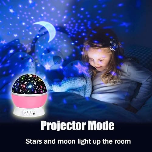 Toys for 1-10 Year Old Girls,Star Projector for Kids 2-9 Year Old Girl Gift Toy for 3-8 Year Old Girls Christmas Gift for 4-7 Year Old Boys Birthday Gift Stocking Stuffers for Kids thumbnail 5