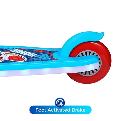 Voyager - Self-Balancing Toddler Kick Scooter, 3-Wheel Scooter with Light-Up Wheels, Extra Wide Deck, Foot Brake, Lean-to-Steer Design, 75 lb Limit, Ages 3+ thumbnail 7