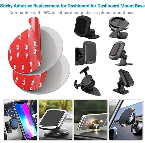 Double Sided Adhesive Pads,3 M 5952 Foam Tape,Double-Sided Heavy Duty Mounting Tape–1 Inch&2 Inch.Square,Rectangle&Round Shapes for Car Dashboard,Outdoor & Daily Use.Waterproof,Heat-Resistant,20 PCS thumbnail 7
