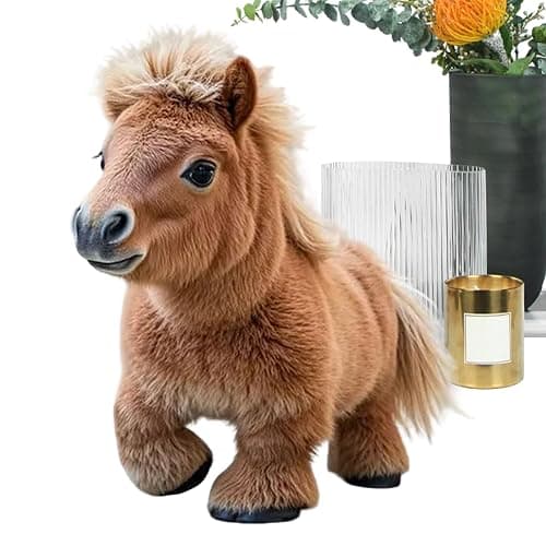 My Realistic Robot Ponys, Interactive Simulation Horse Robot Toy, Walking Toy Electric Interactive Smart Simulation Horse, Cuddly Kids Robots Pet, Soft Robotic Pet for Boys Girls, Birthday - Image 1