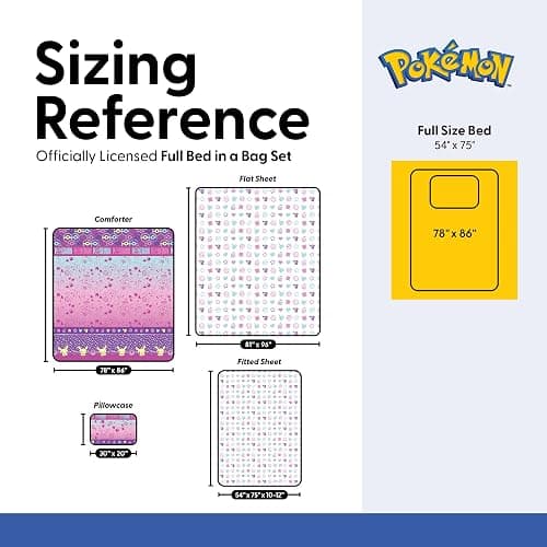 BEDROOM: Pokemon Full Size Comforter Set thumbnail 9