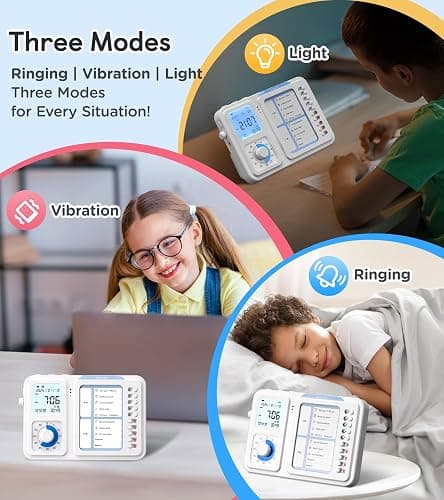 3-in-1 Visual Timer & ADHD Tool for Kids|Adults, Task Timer with Chore Chart Board, Visual Schedule for Kids with Autism, Daily Checklist for Home, School, Classroom, Desk thumbnail 5