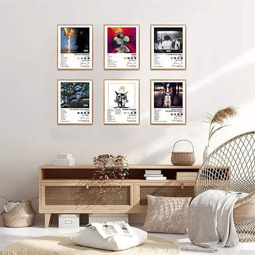 J Poster COLE Album Cover Signed Limited Posters Print Rapper Music Posters Canvas Wall Art Room Aesthetic Set of 6 for Teen and Girls Dorm Decor 8x10 inch Unframed thumbnail 3