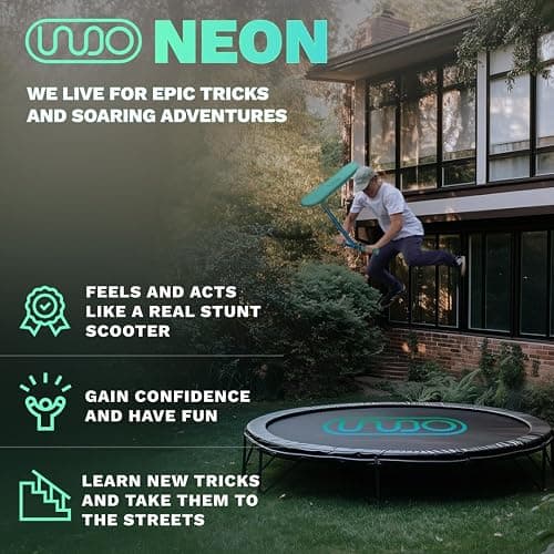 The INDO Trick Scooter - Stunt Scooter For Teens, Kids and Adults - Trampoline Scoot To Practice Pro Tricks - Indoors and Outdoors - Professionals And Beginners thumbnail 8