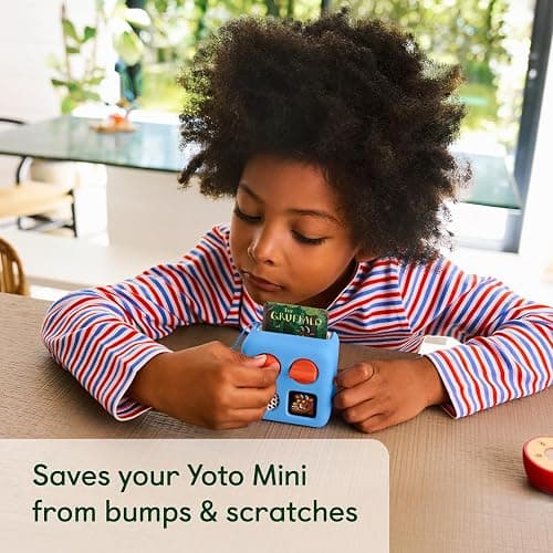 YOTO Mini (2024 Edition) + Adventure Jacket in Blue Bird Bundle - All-in-1 Travel Device for Stories Music Podcast Radio White Noise Ok-to-Wake Alarm Clock, Use as Speaker or with Headphones thumbnail 6