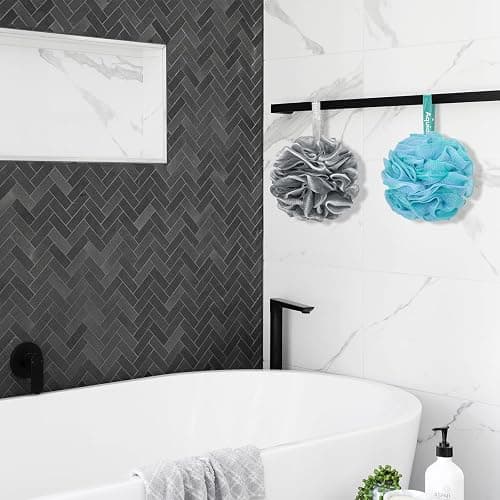 Aquior Bath Sponge Shower Loofahs Balls 60g/PCS Extra Large Mesh Pouf Easy Foaming Body Scrubber Exfoliator for Big Full Lather Cleanse(4 Pack) thumbnail 7