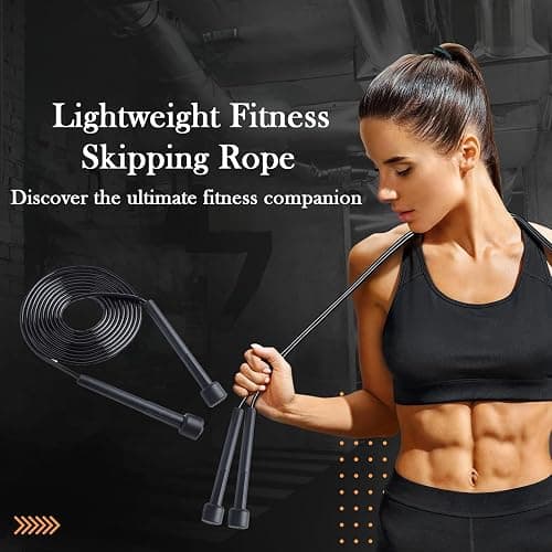 Senshuomy Adjustable Skipping Rope for Adult and Kids,Jump Rope,With Adjustable Length,Lightweight and Portable,Featuring a Comfortable Handle for Speed Jumping (6 Colour) thumbnail 6