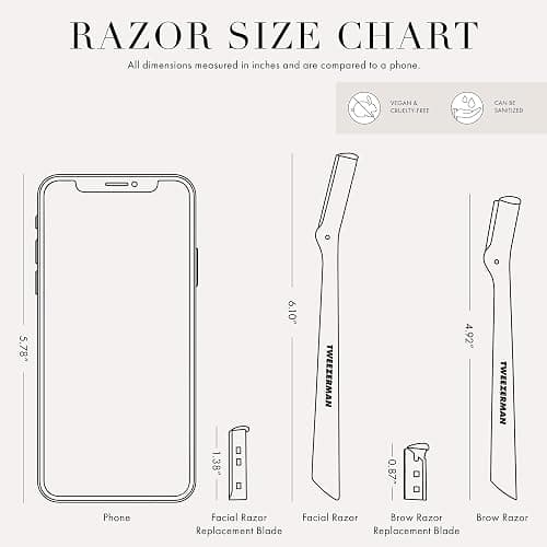 Tweezerman Stainless Steel Facial Razor thumbnail 10
