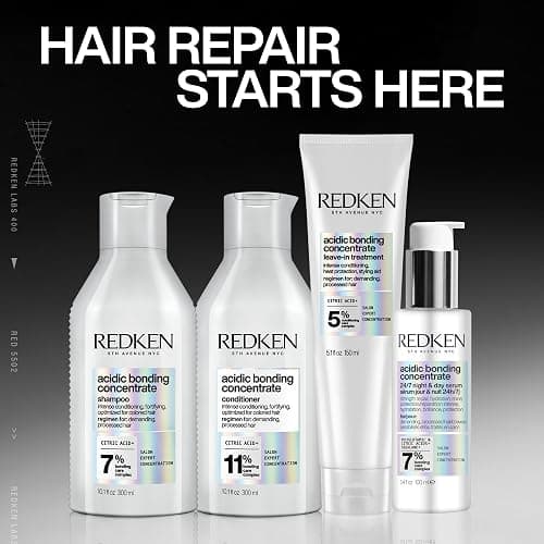 Redken Acidic Bonding Concentrate 24/7 Night & Day Serum For Damaged Hair - Nourishes & Restores, Overnight Hair Repair & Protection, Lightweight & Anti-Frizz thumbnail 10