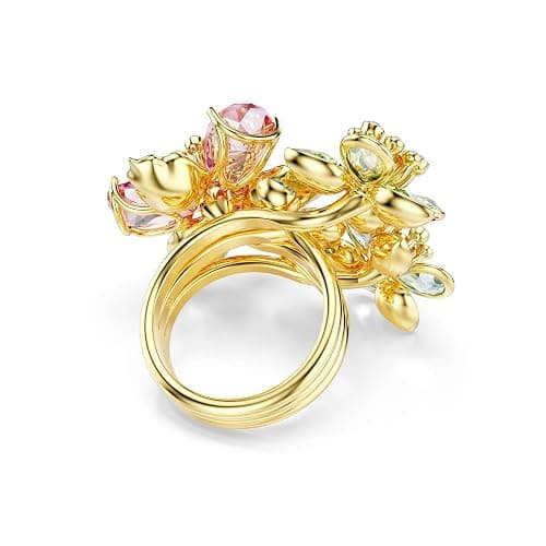 Swarovski Idyllia Flower Multicolor Ring, Crystal, No Gemstone thumbnail 4