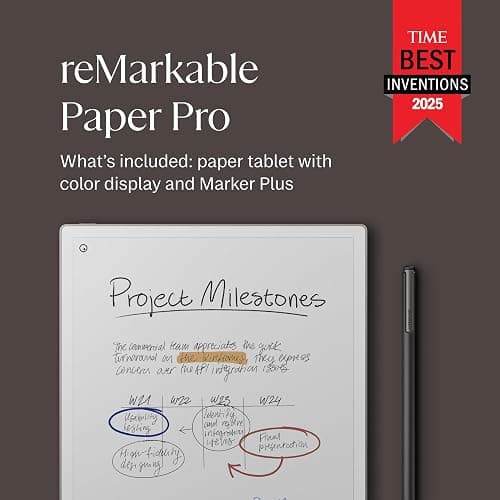 reMarkable Paper Pro Bundle – Includes 11.8” reMarkable Paper Tablet, and Marker Plus Pen with Eraser thumbnail 2