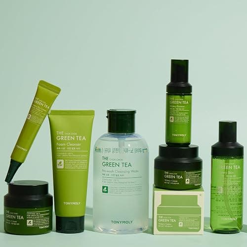 TONYMOLY The Chok Chok Green Tea Foaming Facial Cleanser for Women & Men, Hydrating Face Cleanser, Korean Skincare, Green Tea Face Wash thumbnail 5