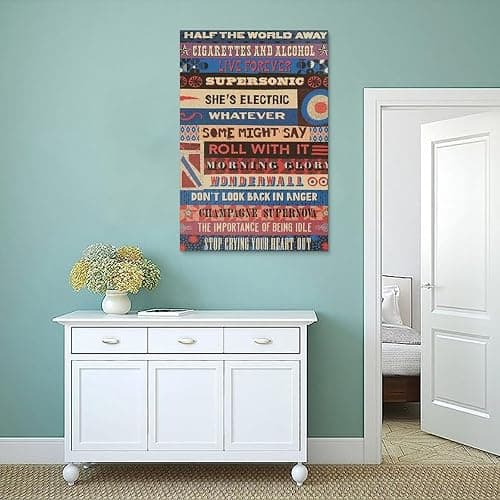 Oasis Music Nightclub Style Poster Poster Wall Art Decorative Painting Bedroom Painting Posters 08x12inch(20x30cm) Unframe-style thumbnail 4