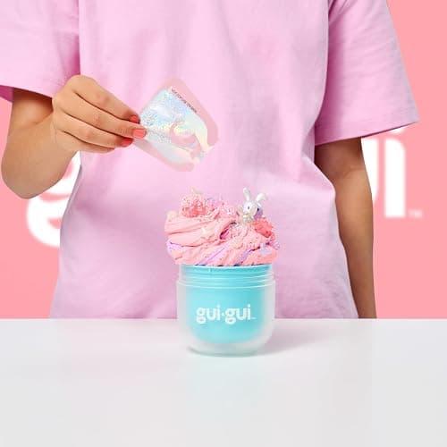 GUI GUI Slime Kit - Scented Slime 2-Pack Bundle, Butter & Cloud, 5 Step DIY Process to Customize Your Ultimate Slime Glow-Up, Resealable and Reusable Container, ASMR Experience thumbnail 2