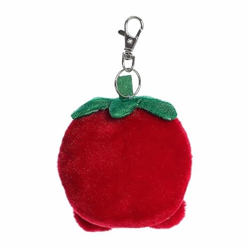 Aurora® Adorable Palm Pals™ Juicy Strawberry™ Clip-On- Fun Collectible Plush For Kids and Adult Collectors - Perfect For Backpacks and Birthday Gifts - Red 4 Inches thumbnail 4