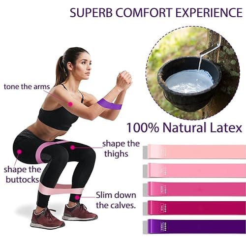 Ankle Resistance Bands with Cuffs Resistance Bands for Workouts, Hip Workout Equipment,Exercise Loops for Kickback Hip Fitness Training Cable Kick Back Ankle Straps and Glute Workout Equipment. thumbnail 4