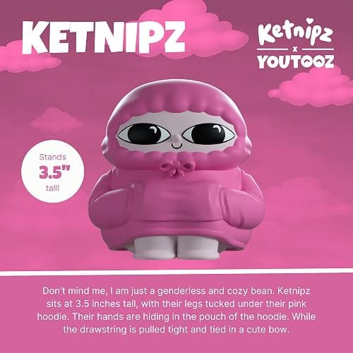 Youtooz Ketnipz 3.5" Vinyl Figure, Official Licensed Collectible Cartoon, By Youtooz Creators Collection thumbnail 3