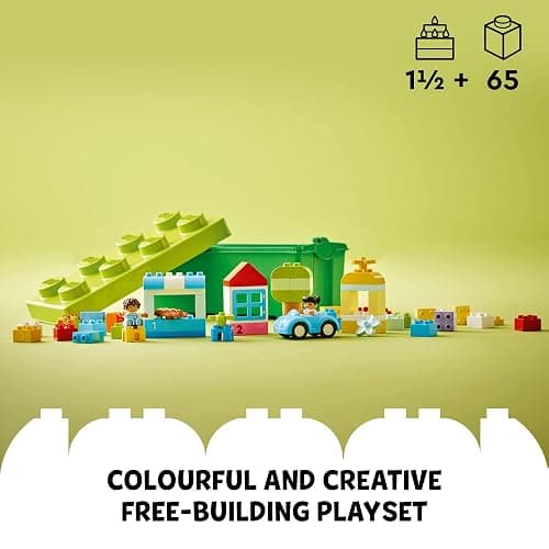LEGO DUPLO Classic Brick Box Building Blocks - Stacking Toys for Toddlers, Ages 1.5+ Years - Learning & Educational Toys for Preschool - Develop Fine Motor Skills - Gift for Christmas - 10913 thumbnail 3