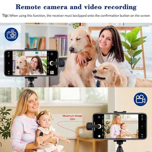 Smanu RF Remote Control Page Turner for Kindle Paperwhite Oasis Scribe Kobo,Clicker Page Turner Kindle Accessories for iPhone,iPad, Android Tablets Reading Novels,Camera Video Record&Shutter Selfie thumbnail 8