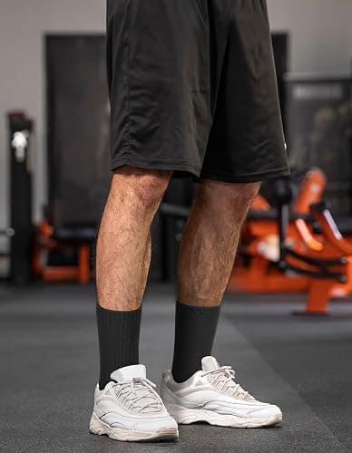 Airacker Athletic Socks Sport Running Calf Socks Performance Cushioned Breathable Crew Socks for Men Women(6 Pairs) thumbnail 3