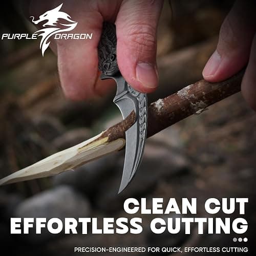 Purple Dragon Black Curved Blade Pocket Knife, Cool Gifts for Men | Collectible Folding Knife, Ideal for Everyday Carry & Outdoor Activities, Birthday Gifts for Men Husband Dad thumbnail 7