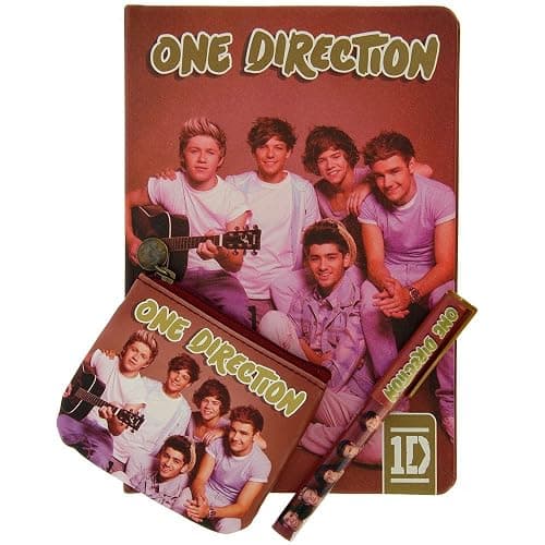 One Direction A5 Notebook with Coin Purse and Pen Set - Includes Gift Pack Toy - Ideal for Christmas - Premium Stationery Collection thumbnail 2