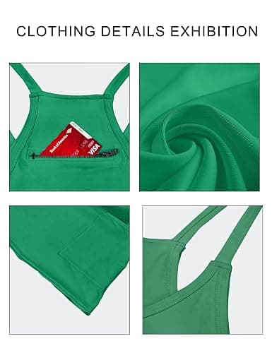 VIUTIL Womens Athletic Dress Built in Shorts Hot Shot Mini Dress Spaghetti Straps Tennis Workout 2026 Summer Romper Dress thumbnail 3