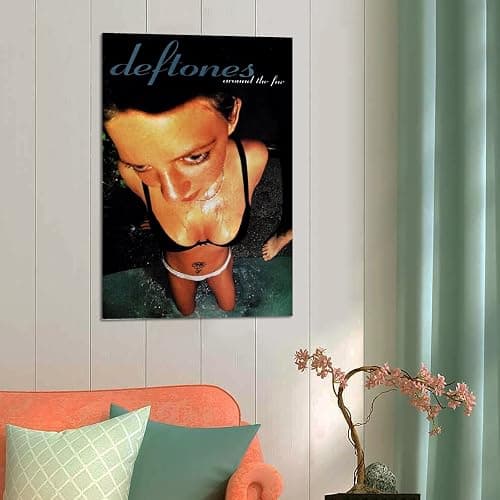 Deftone Around The Fur Music Album Canvas Art Poster And Wall Art Picture Print Modern Family Bedroom Decor Posters 12x18inch(30x45cm) thumbnail 4