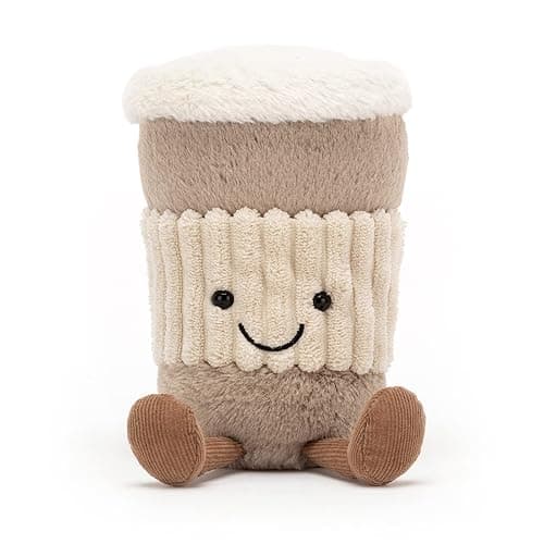 Jellycat Amuseables Coffee-to-Go Stuffed Toy, 6 inches - Drink Plush - Fun Gift Idea thumbnail 6