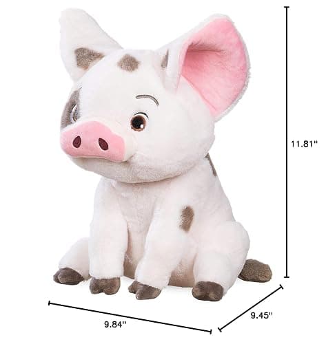 Disney Store Official Pua Plush, Moana, Medium 13 Inches, Iconic Cuddly Toy Character with Embroidered Eyes and Soft Plush Features, Suitable for All Ages 0+ thumbnail 3