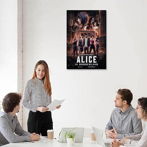 YAWRGJWRG Alice in Borderland 2020（1） Posters Decorative Aesthetic Canvas Poster Wall Art Decor Living Modern Family Bedroom Music Movie Poster 12x18inch(30x45cm) Unframe-style thumbnail 5
