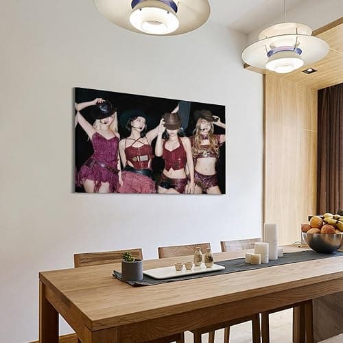 JIANGDANPPBEM Blackpink Poster DecoMotif Poster Dekorieren Sie Ihren Raum, definieren Sie Ihren Stil, 20 x 30 cm, Rahmenstil-10 thumbnail 3