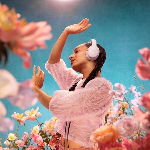 Bose QuietComfort Headphones - Wireless Bluetooth Headphones, Active Over Ear Noise Cancelling and Mic, USB-C Charging, Deep Bass, Up to 24 Hours of Playtime, Petal Pink - Limited Edition Color thumbnail 3