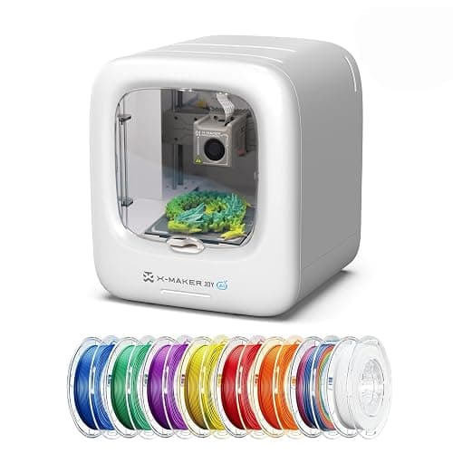 AOSEED 3D Printer for Kids, AI-Powered Fully Assembled 3D Printer with Up to 400mm/s Speed, Auto Leveling, 1500+ Models & 16+ Modules, Includes 8 PLA Filaments for Home and School Use, X-MAKER JOY AI+ - Image 1