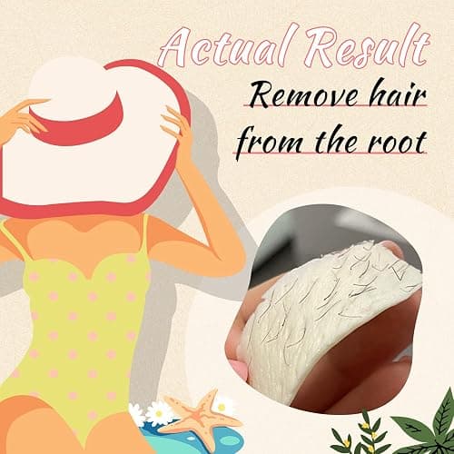 Ajoura 1lb Refill Wax Beans for Hair Removal Kit, Brazilian Coarse Waxing for Bikini, Face, Eyebrow, Back, Chest, Legs, Armpit, At Home Waxing Beads for Women Men thumbnail 5