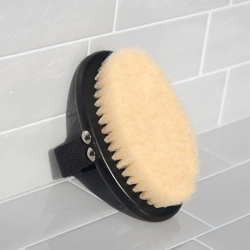 Kitsch Dry Brushing Body Brush & Body Scrub – Soft Vegan Bristles for Lymphatic Drainage, Cellulite, Dry Skin Removal & Blood Circulation – Body Exfoliator Scrubber for Glowing Skin thumbnail 8