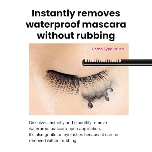 HEROINE MAKE by KISSME Mascara Remover for Waterproof Mascara, Fast-Acting Remover for Waterproof Eye Makeup, Lash-Conditioning & Gentle Non-Irritating Formula for Sensitive Eyelids from Japan 2 EA thumbnail 3