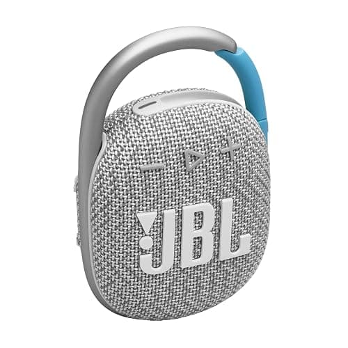 JBL Clip 4 Eco Waterproof Portable Bluetooth Speaker Bundle with gSport Carbon Fiber Case (White) thumbnail 3