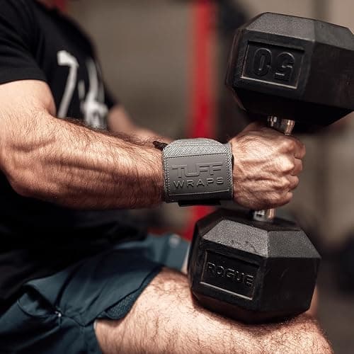 Villain Wrist Wraps for Weightlifting & Powerlifting – Adjustable Support Straps for Men and Women – Ideal for Strength Training, CrossFit, Bodybuilding – Durable Comfort to Eliminate Wrist Pain - 24 - Inch - SOLID GRAY thumbnail 4