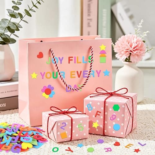 1328 PCS Foam Letter Stickers,Foam Alphabet Number Shape Stickers(Colorful) | Self Adhesive, EVA, Letters Sticker for Crafts, School Project, Scrapbooking Supplies, Bulletin Board, Classroom, DIY Decor thumbnail 7