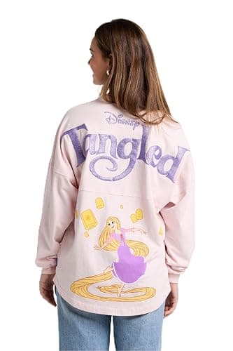 Spirit Jersey, Official Disney Princess Collection, Long Sleeve Oversized Pullover Shirt, Unisex, Relaxed Fit, 100% Cotton - Image 1